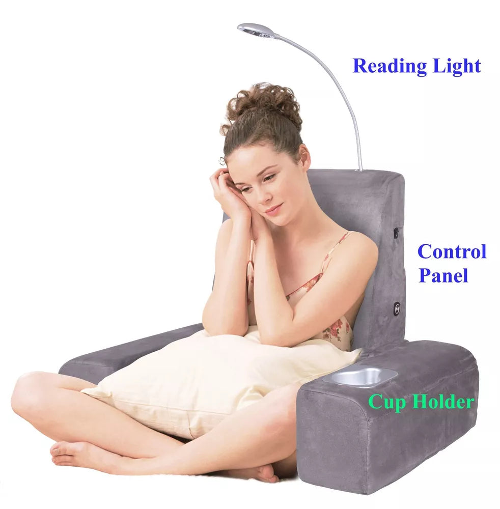 Carepeutic Back Rest Bed Lounger with Heated Comfort Massage KH265-V02