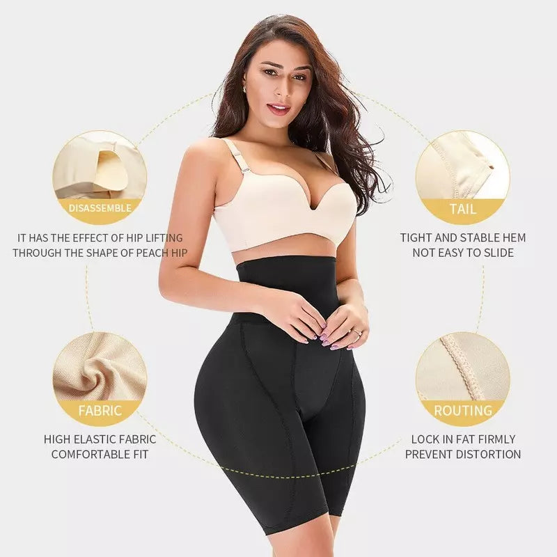 Crossdresser High Waist Panties Hip Pads Shaper Booty Lifting Leggings for Women