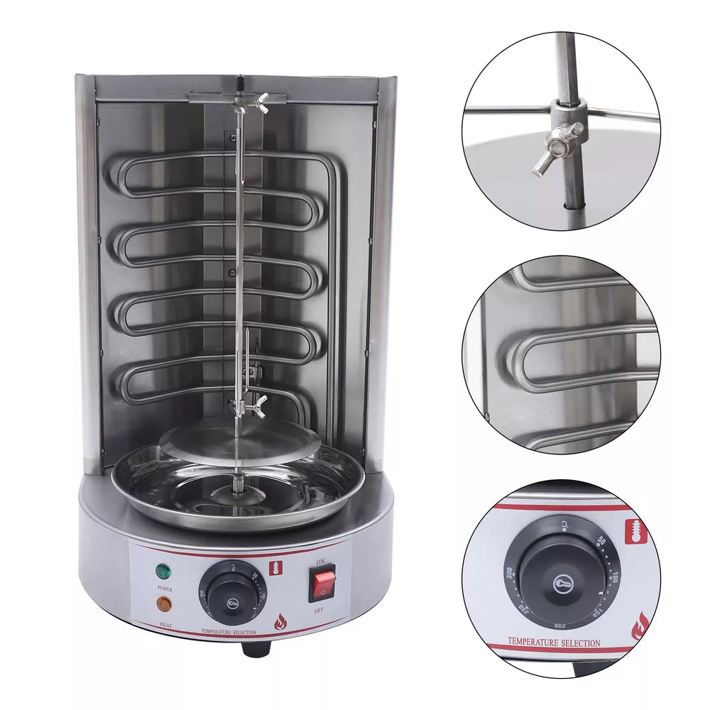 Electric Vertical Broiler Shawarma Machine Spinning Doner Kebab Gyro Grill New