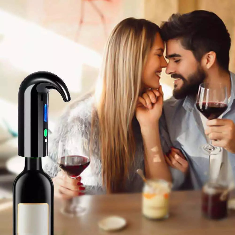 Electric Wine Aerator, Electric Wine Pourer and Wine Dispenser Pump, Multi-Smart