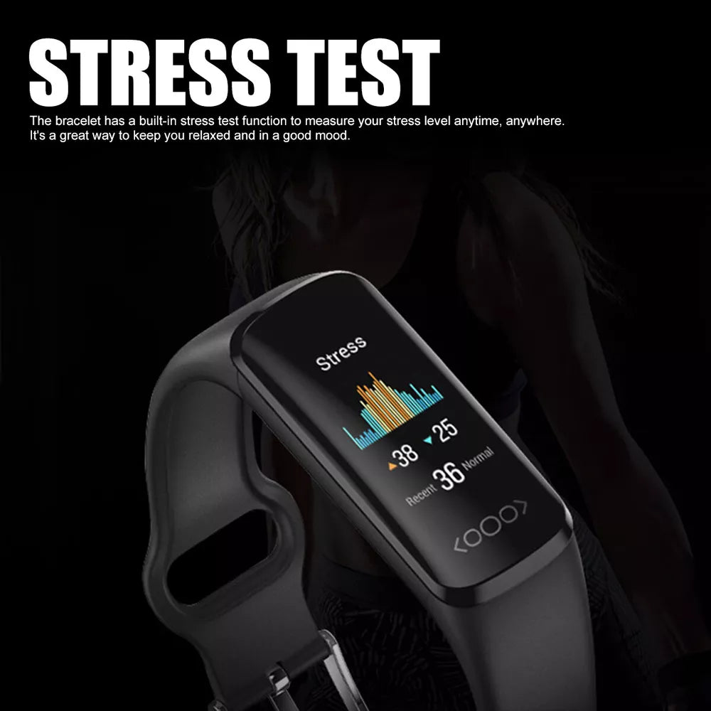 Fitness Activity Tracker Body Temperature Heart Rate Sport Fit@bit Smart Watch