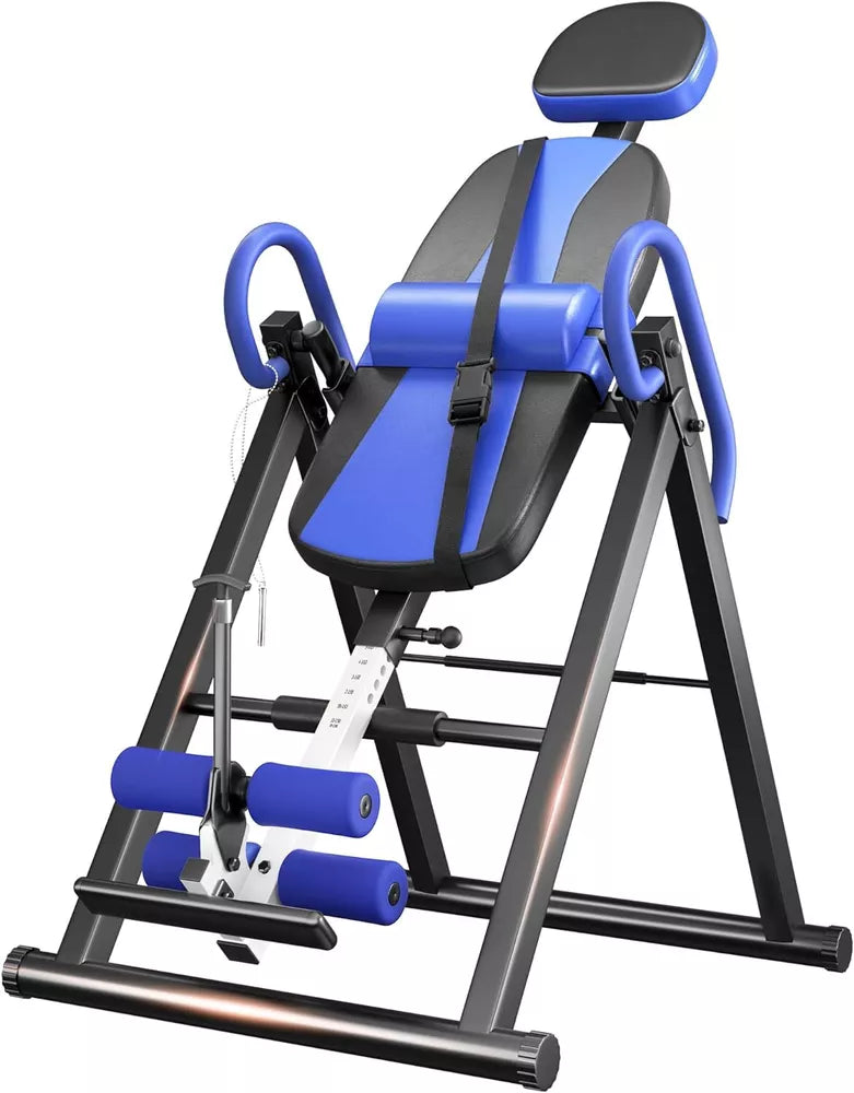 Foldable Inversion Table for Back Pain Relief Heavy Duty Back Stretcher Machine