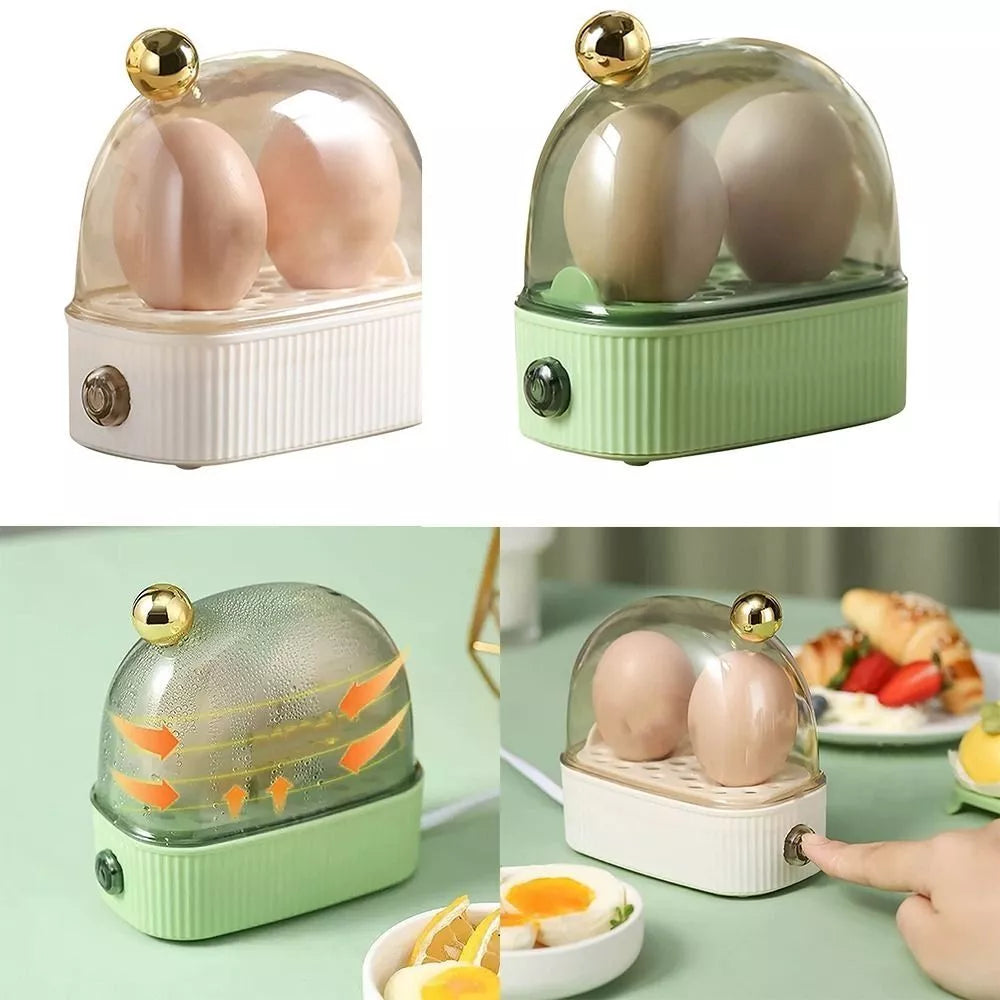 Electric Egg Boiler Automatic Cooker Rapid Egg Boiler Breakfast Machine 2 Eggs