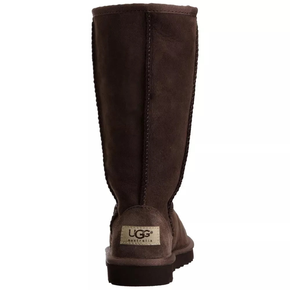 Girls Ugg Classic Tall Chocolate Brown Kids Boots Size 6 Youth NEW