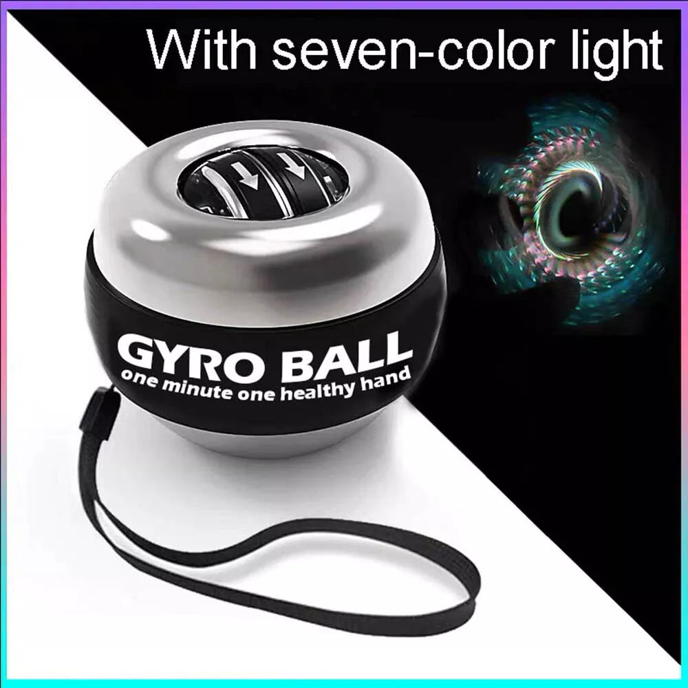 Gyro Ball Advanced Auto Gyro Wrist Hand Grip Forearm Rehab Strength Training