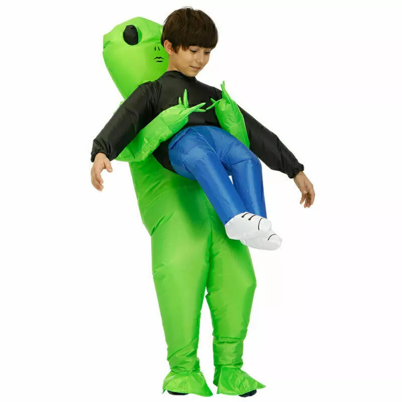 Halloween Costume Alien Pick Me Up Monster Inflatable Blow Up Suits Awaken K4J1