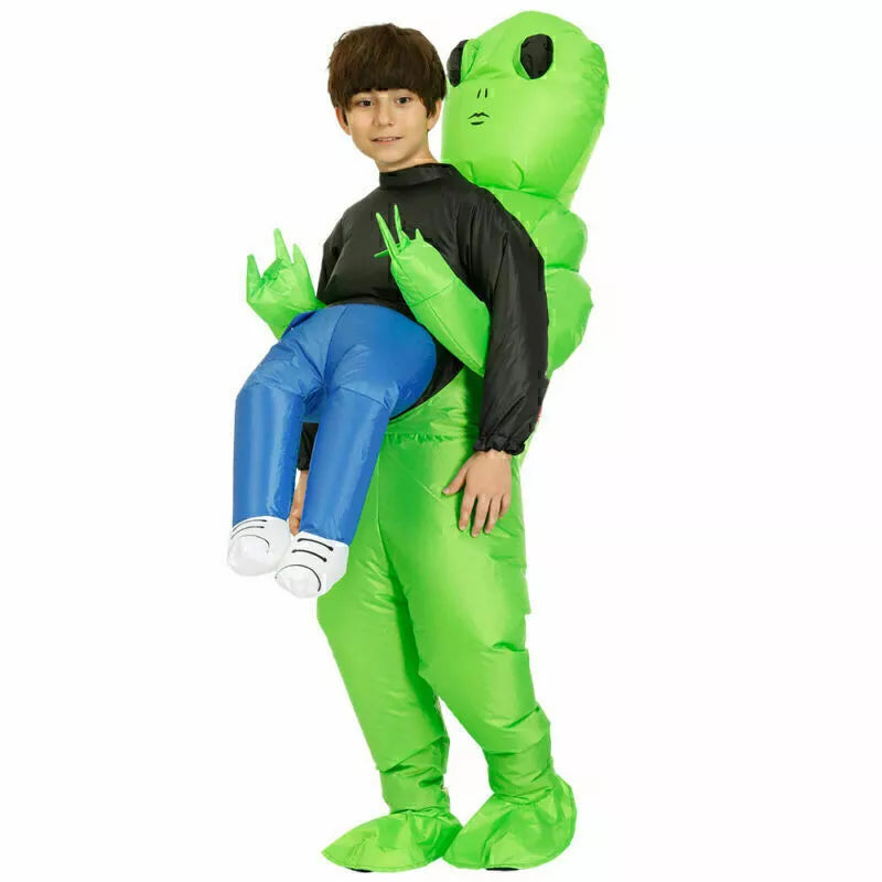 Halloween Costume Alien Pick Me Up Monster Inflatable Blow Up Suits Awaken K4J1