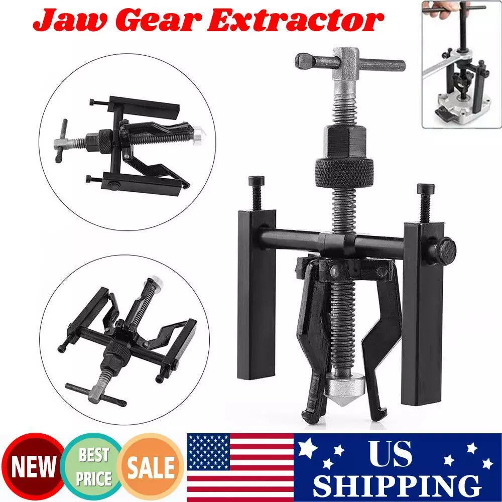 Heavy Duty 3 Jaws Automotive Bearing Puller Gear Extractor Removing Tool