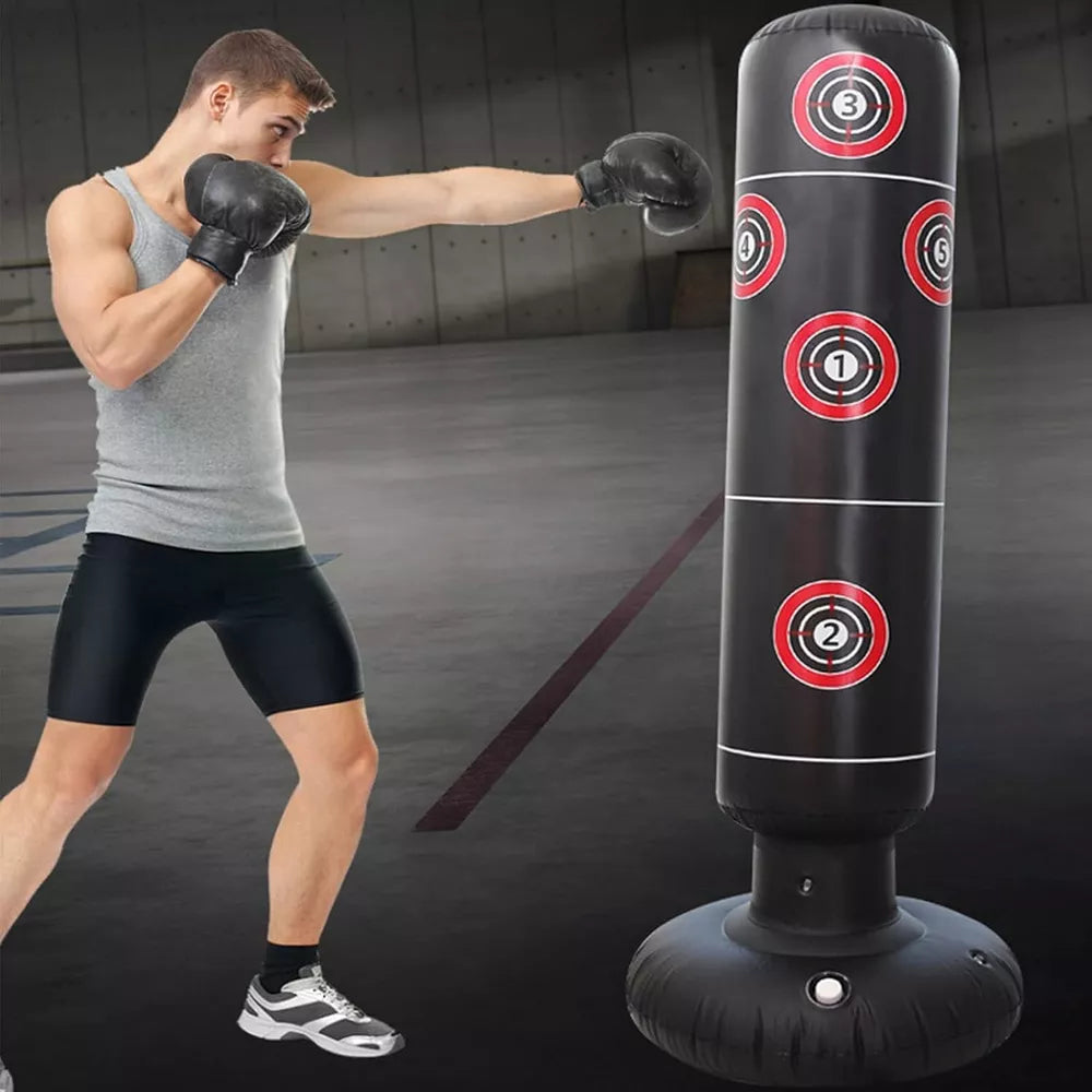 Heavy Punching Bag Boxing Free Standing Fitness MMA Fitness Training Equipment