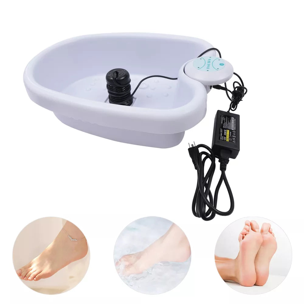 Ionic Detox Foot Bath Cleanse Spa Ion Kit Machine W/Tub Basin Array For Home USA