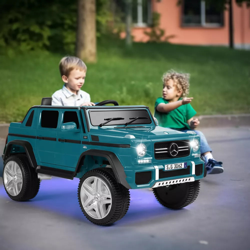 JOYLDIAS Blue Electric 12V Battery Kids Ride On Car Truck Gift w/ MP3,LED,Remote