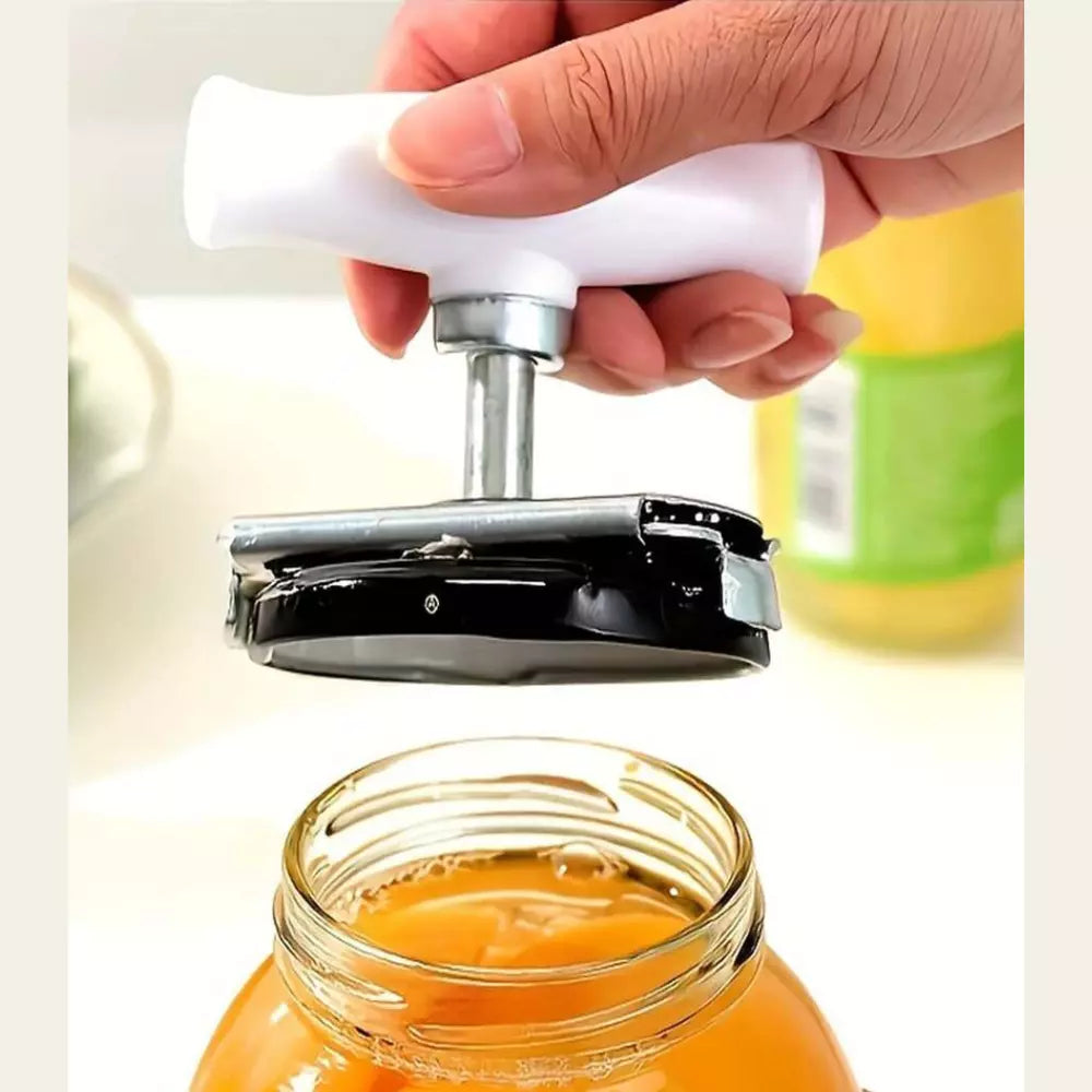 Jar Lid Bottle Opener Adjustable Twist Off Can Opener Stainless Steel Grip Tool