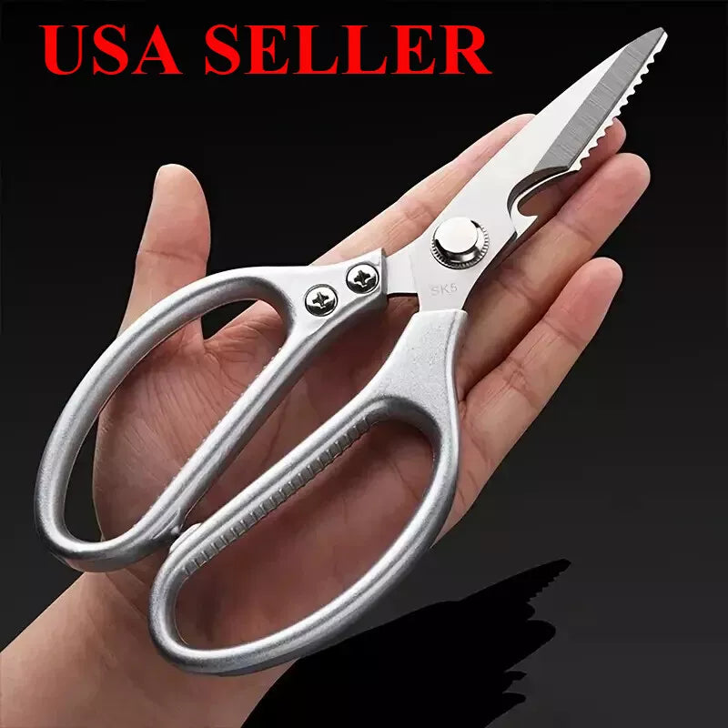 Kitchen Shears Heavy Duty Stainless Steel Scissors Fish Chicken Bone Beer Opener