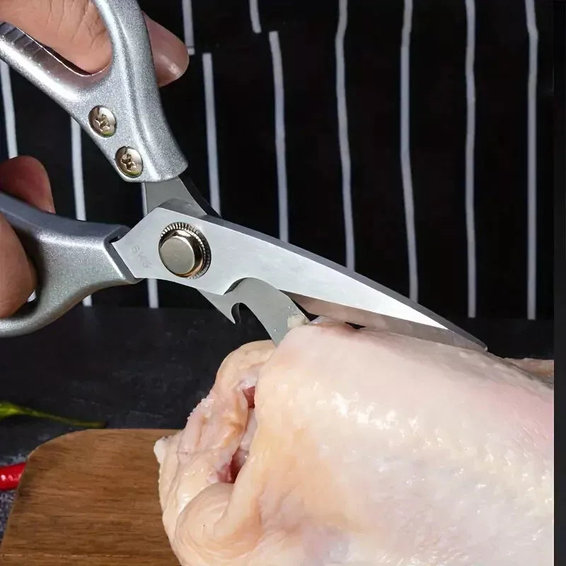 Kitchen Shears Heavy Duty Stainless Steel Scissors Fish Chicken Bone Beer Opener
