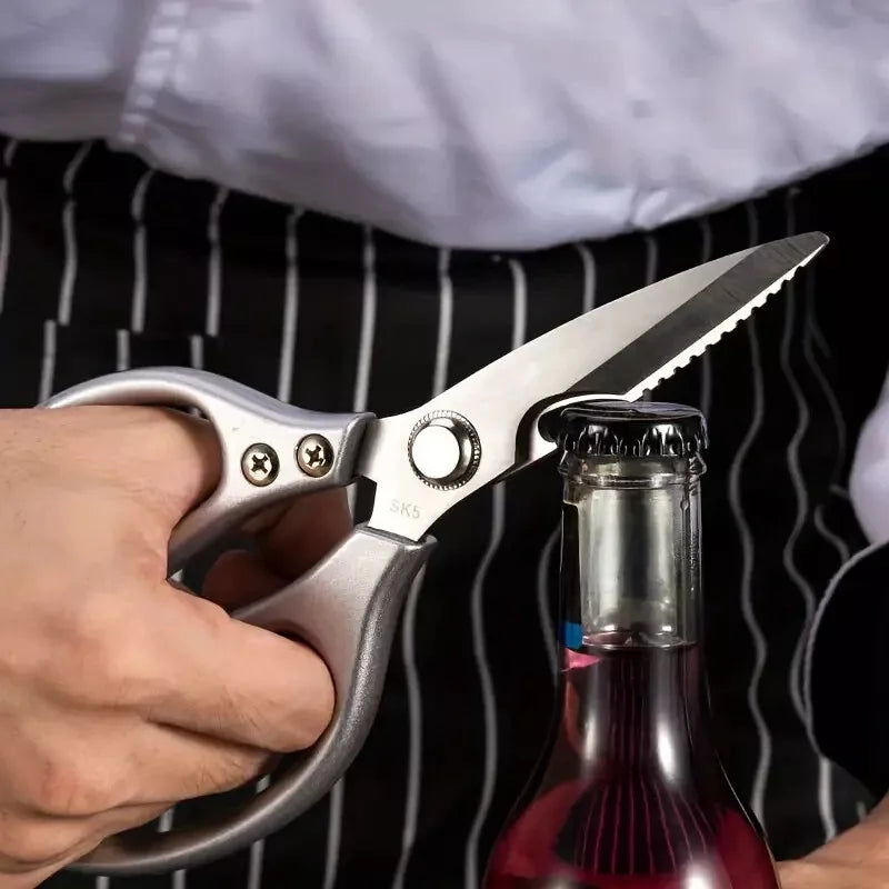Kitchen Shears Heavy Duty Stainless Steel Scissors Fish Chicken Bone Beer Opener