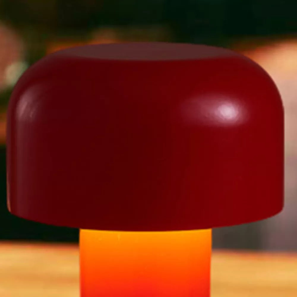 LED Mushroom Lamp Metal Lampshade Stepless Dimming Table Light For Bedroom YAN