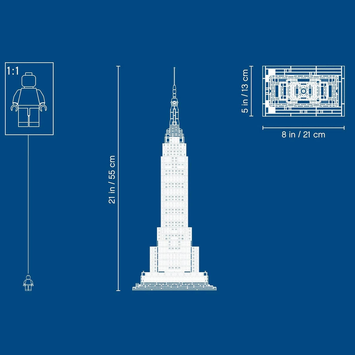 LEGO LEGO ARCHITECTURE: Empire State Building (21046)