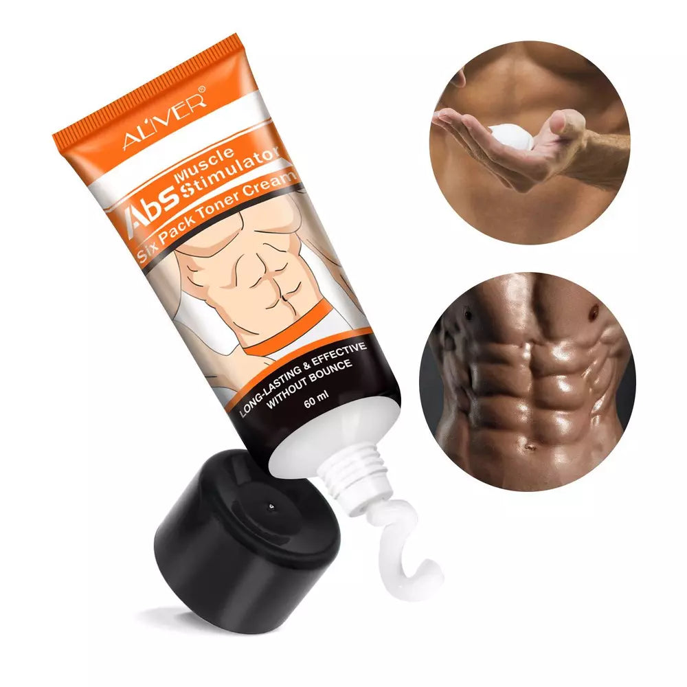 AL'IVER Abdominal Muscle Toner Sweat Enhancer Cream Belly Fat Burner Body Slim