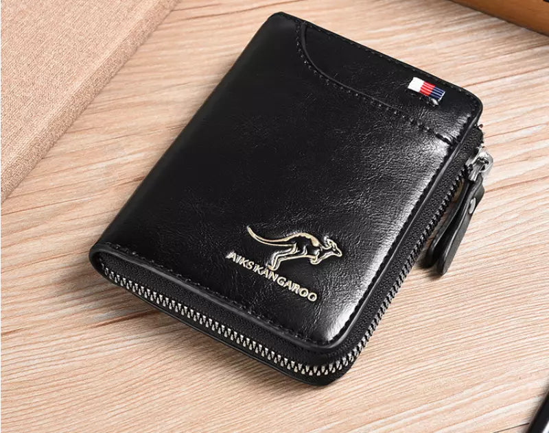 Men Men's RFID Blocking Leather Wallet T1 Credit Card ID Durable Waterproof