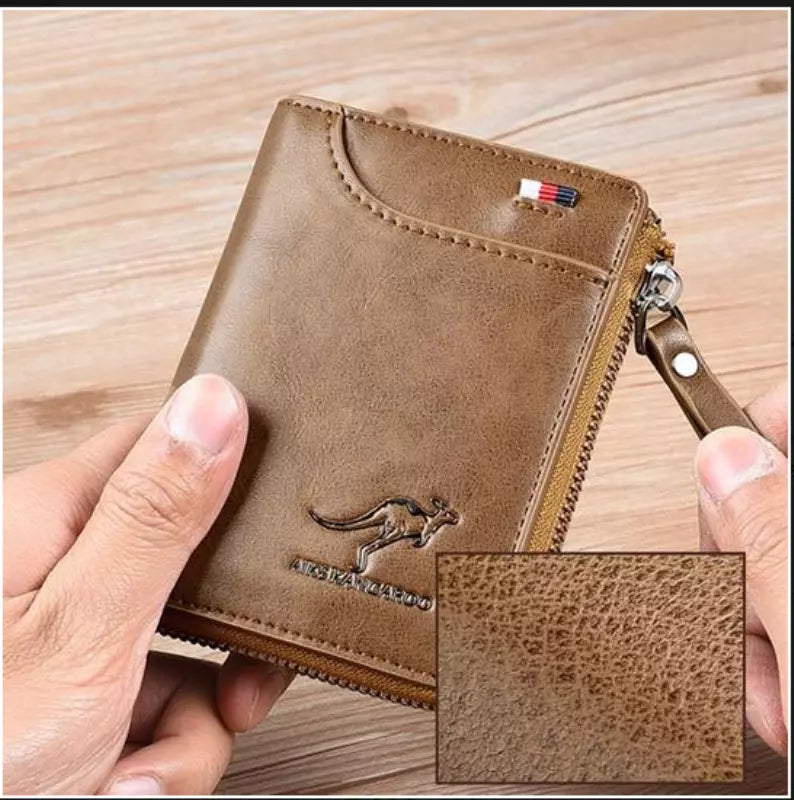 Men Men's RFID Blocking Leather Wallet T1 Credit Card ID Durable Waterproof