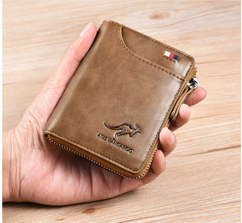 Men Men's RFID Blocking Leather Wallet T1 Credit Card ID Durable Waterproof