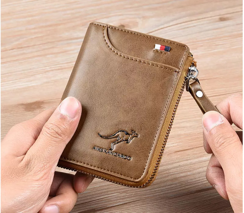 Men Men's RFID Blocking Leather Wallet T1 Credit Card ID Durable Waterproof