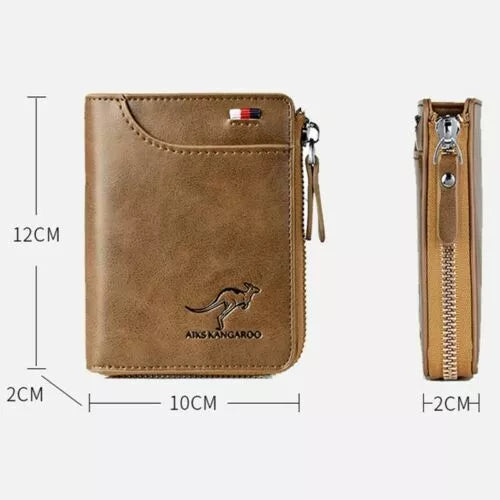 Men Men's RFID Blocking Leather Wallet T1 Credit Card ID Durable Waterproof