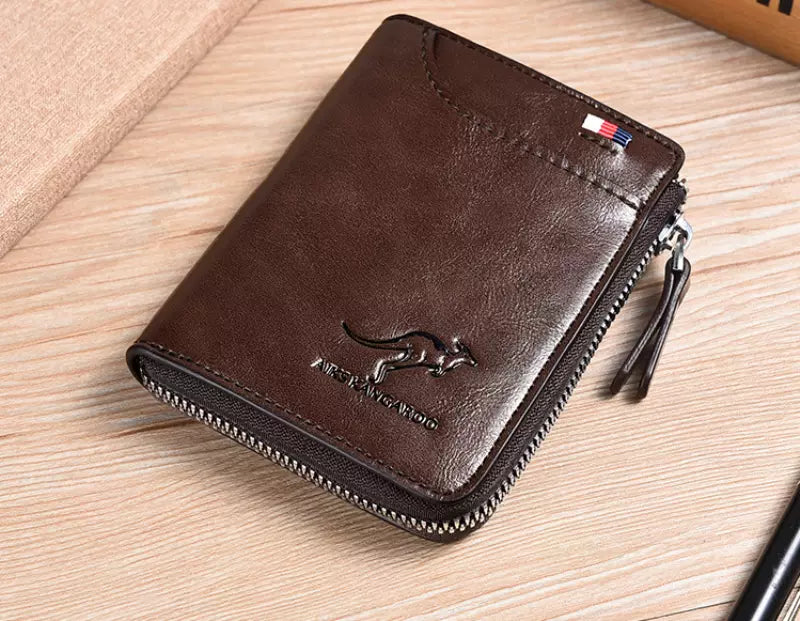 Men Men's RFID Blocking Leather Wallet T1 Credit Card ID Durable Waterproof