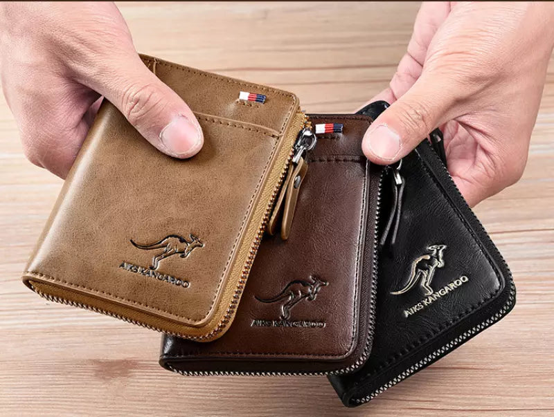 Men Men's RFID Blocking Leather Wallet T1 Credit Card ID Durable Waterproof