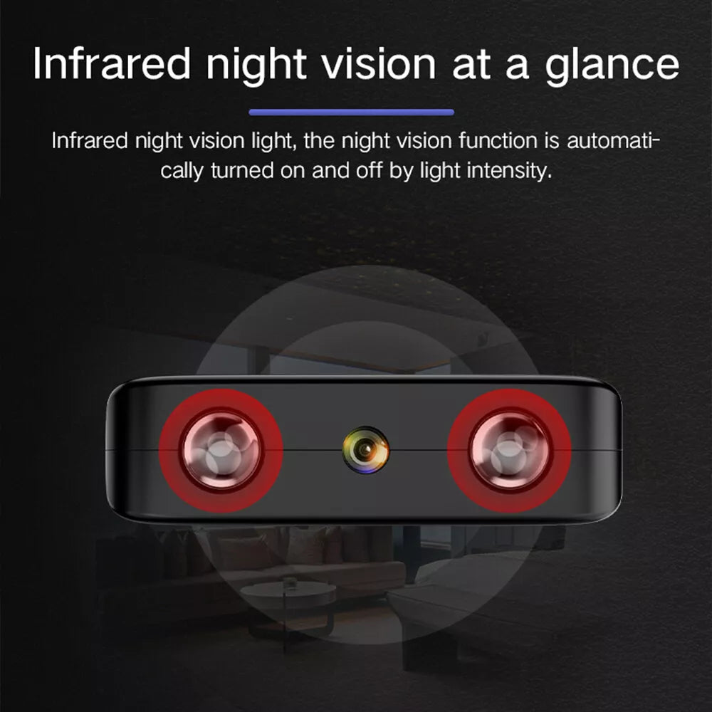 Mini Secret Camera Full HD 1080P Home Security Camcorder Night Vision Micro Cam