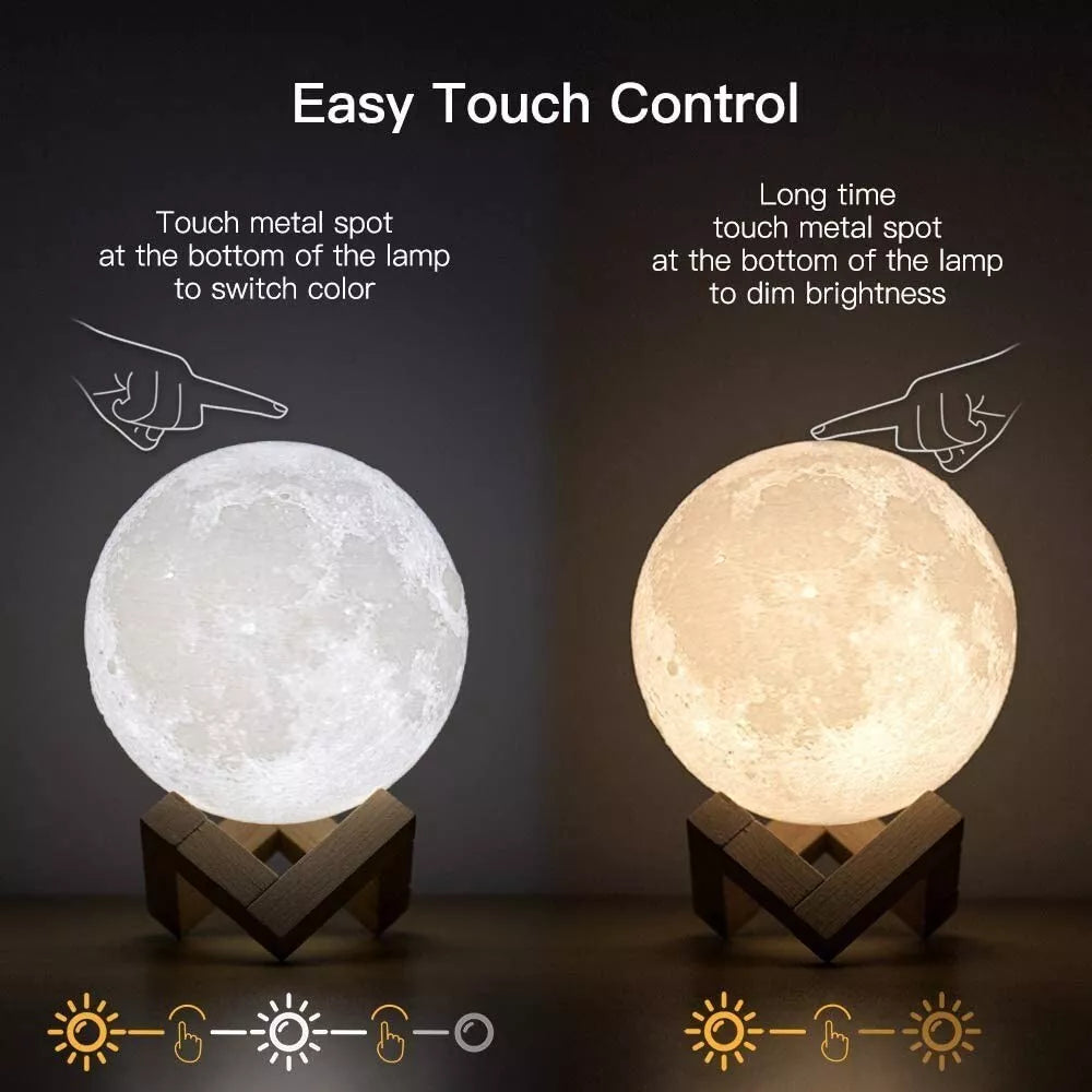 Moon Ultrasonic Air Humidifier – 3-in-1 Night Light, Diffuser & Humidifier