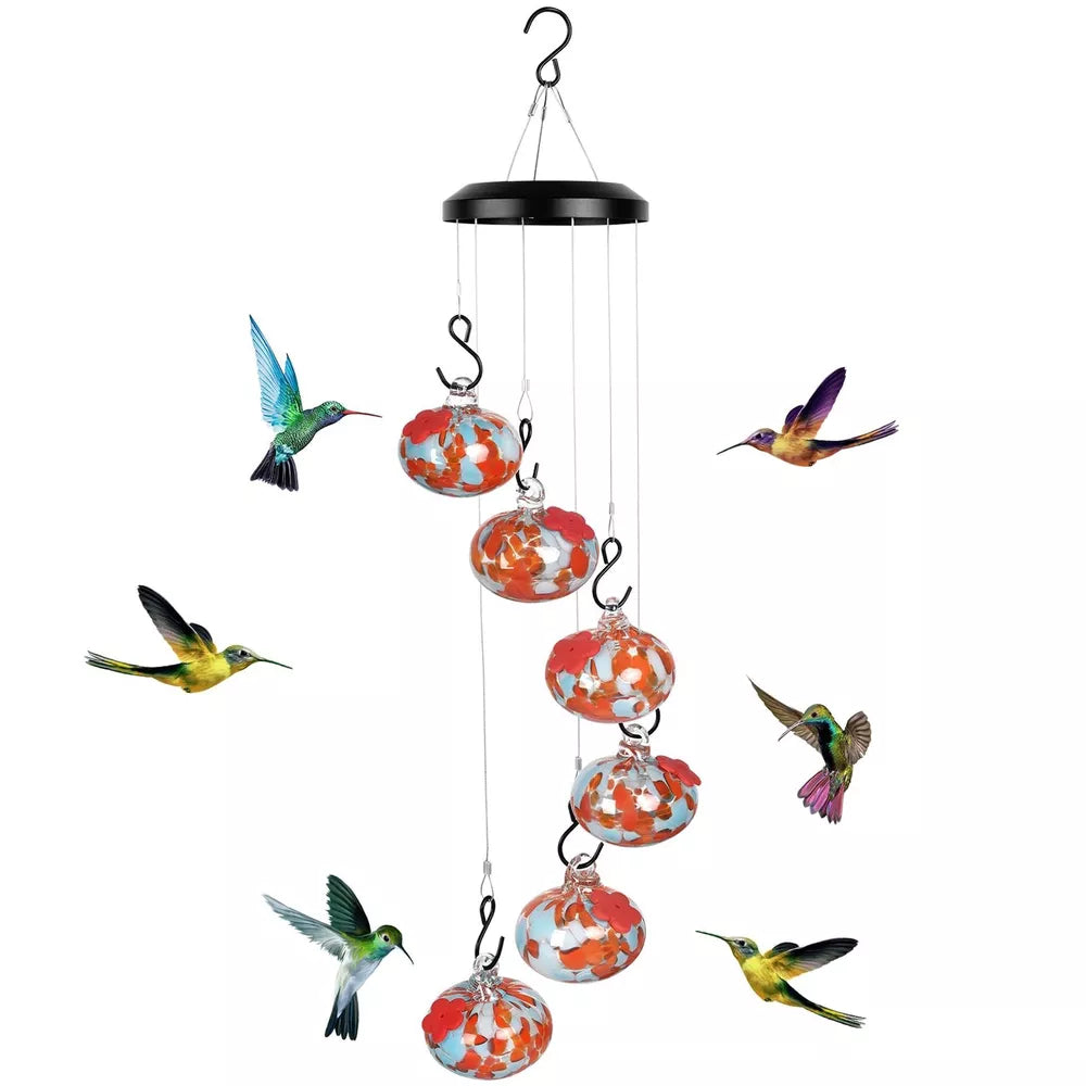 New Charming Wind Chimes Hummingbird feeders Garden ornaments