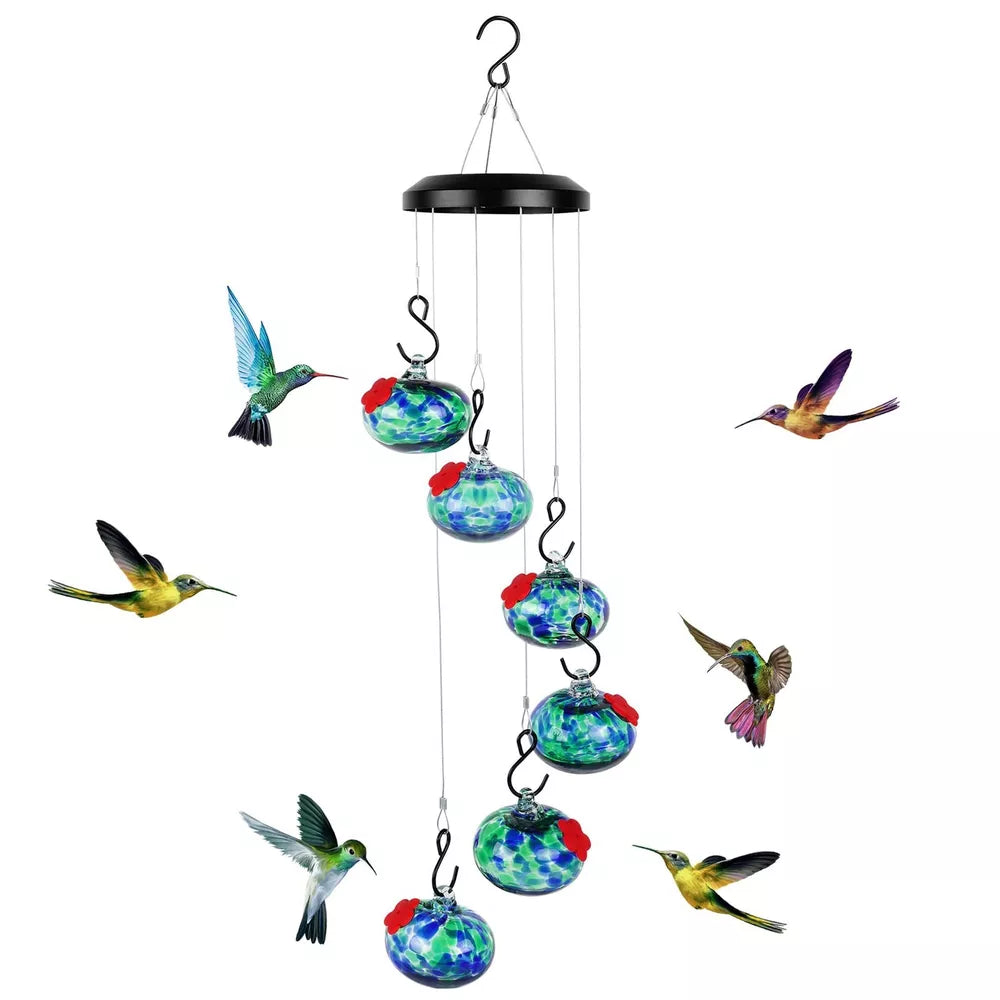 New Charming Wind Chimes Hummingbird feeders Garden ornaments