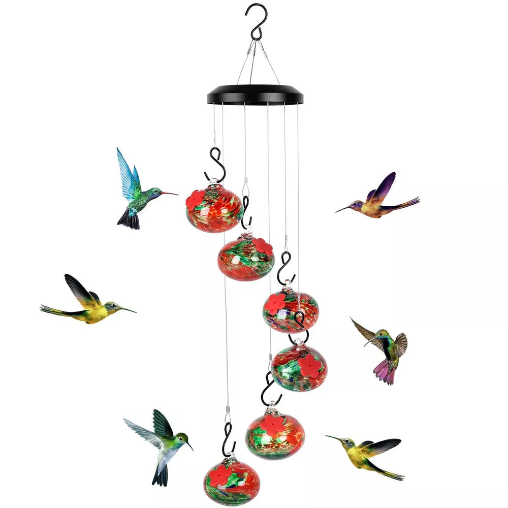 New Charming Wind Chimes Hummingbird feeders Garden ornaments