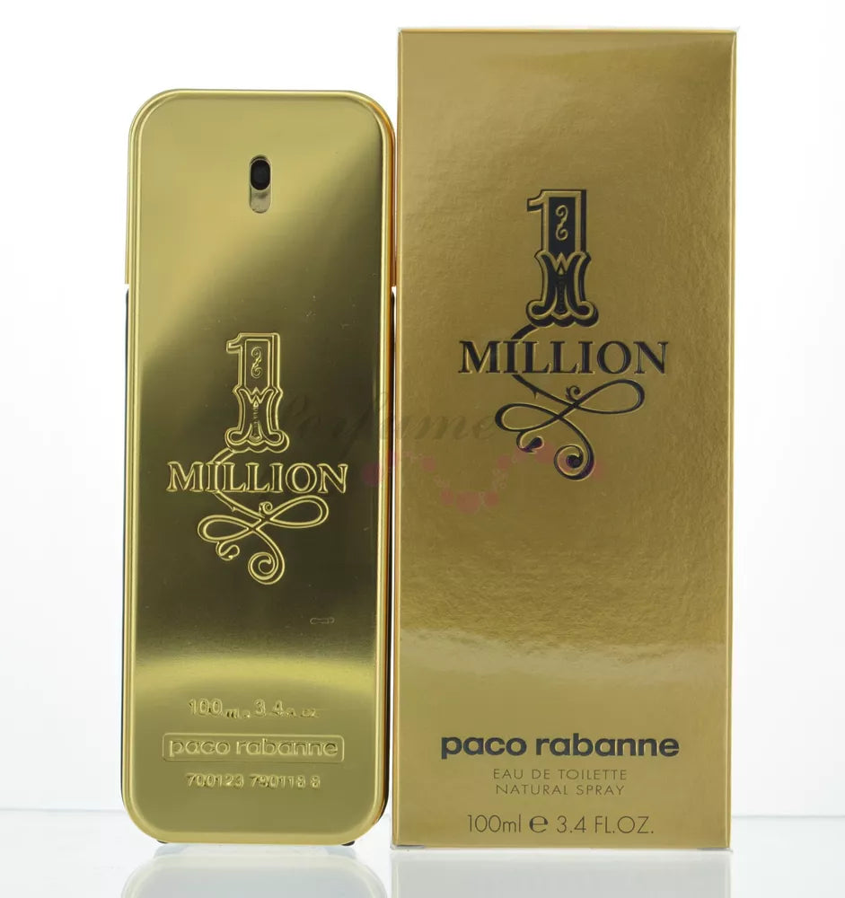 One Million *1 Million* by Paco Rabanne EDT 3.4 oz 100 ml Spray New Sealed