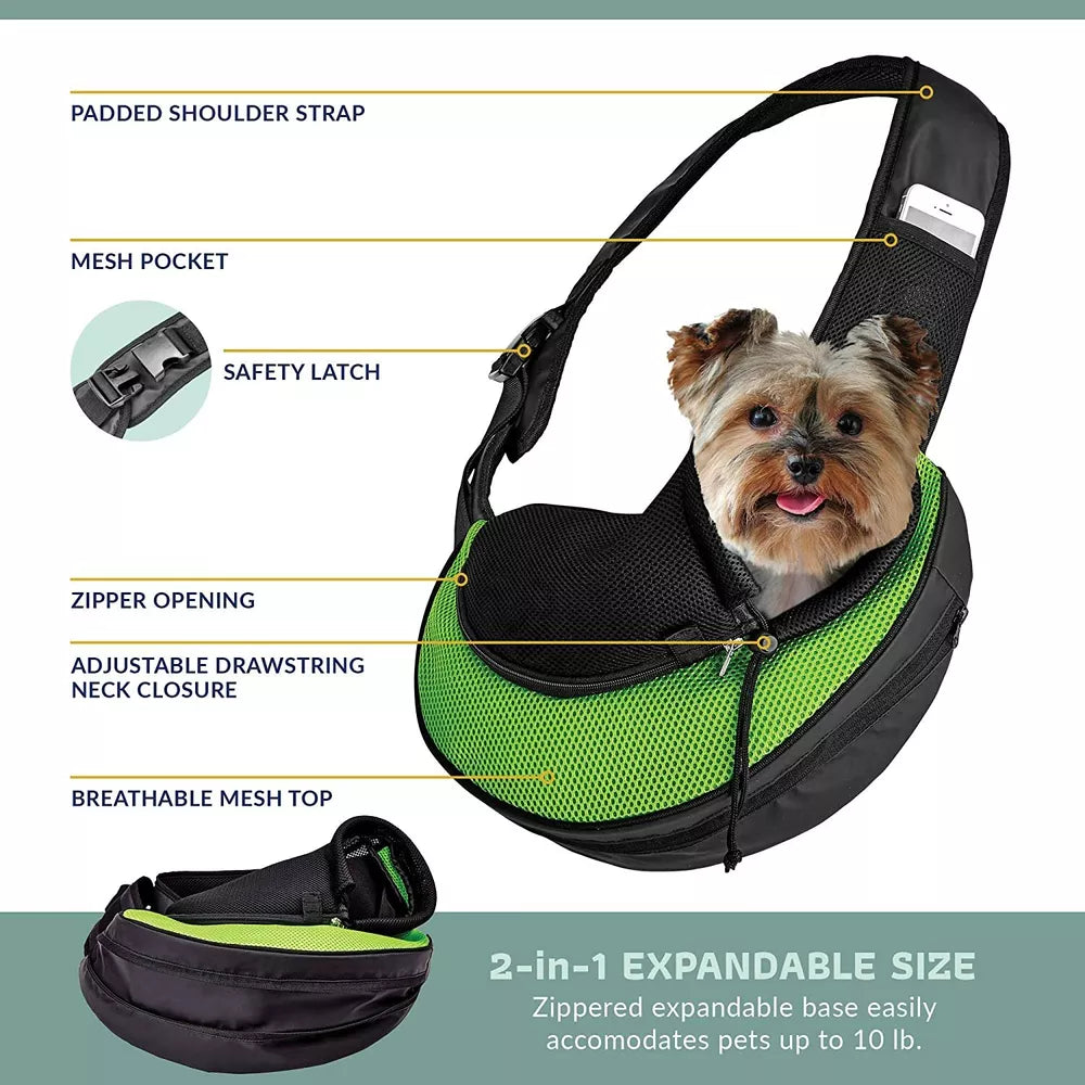 Pet Dog Puppy Carrier Comfort Travel Tote Shoulder Bags Sling Backpack Portable