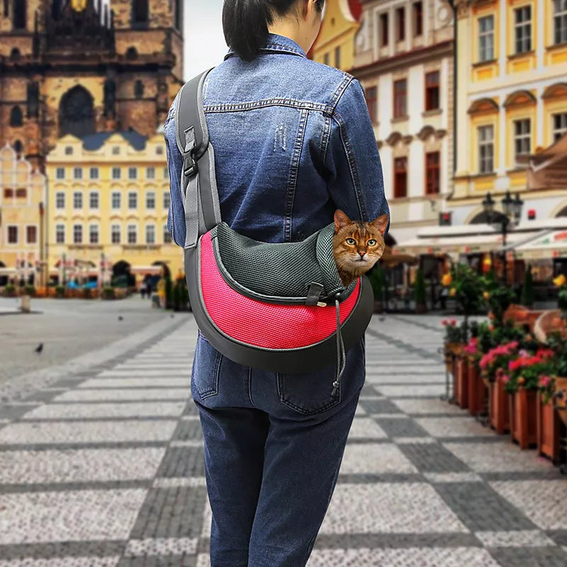 Pet Dog Puppy Carrier Comfort Travel Tote Shoulder Bags Sling Backpack Portable