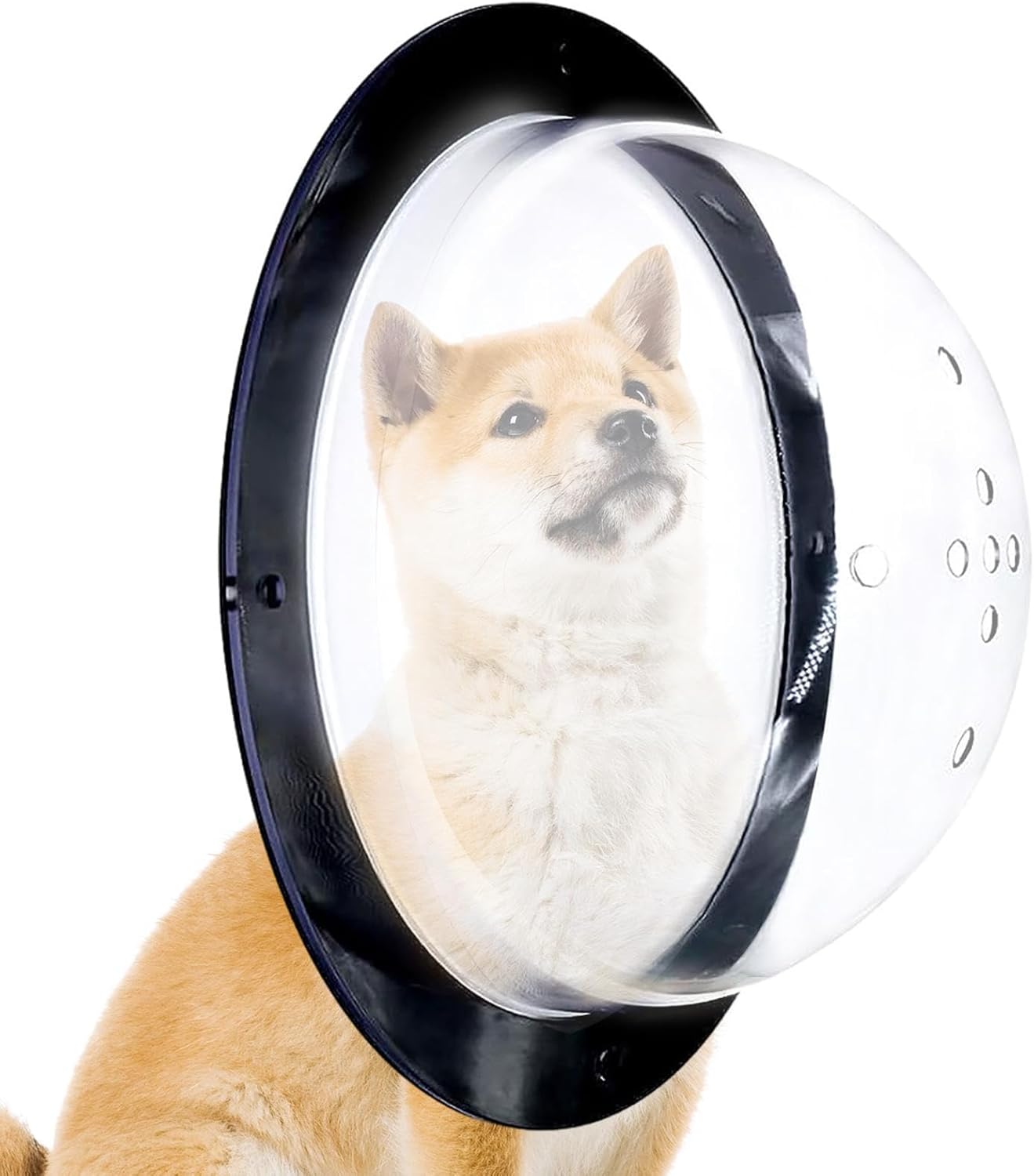 Pet Peek Fence Bubble Window For Dog Cat Acrylic Dome Fence Window Clear Acrylic