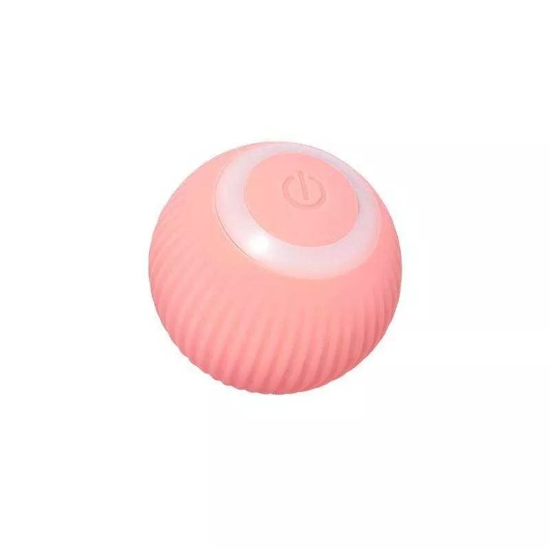 Pink Smart Interactive Cat Toy Ball Rotating Automatic Moving Cat Ball Recharge