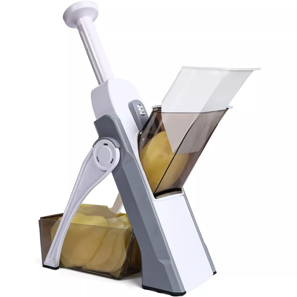 Safe Mandoline Slicer 5 in 1 Vegetable Chopper Food Potato Cutter Adjustable