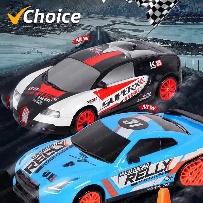 Slidey Boys Vapor Slide Drift Rc Car,2.4G High Speed Drift Car with Tail Spray