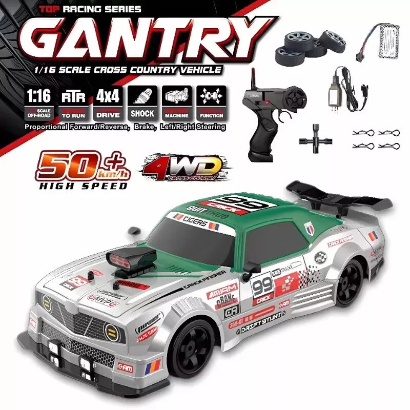 Slidey Boys Vapor Slide Drift Rc Car,2.4G High Speed Drift Car with Tail Spray