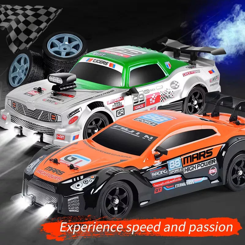 Slidey Boys Vapor Slide Drift Rc Car,2.4G High Speed Drift Car with Tail Spray