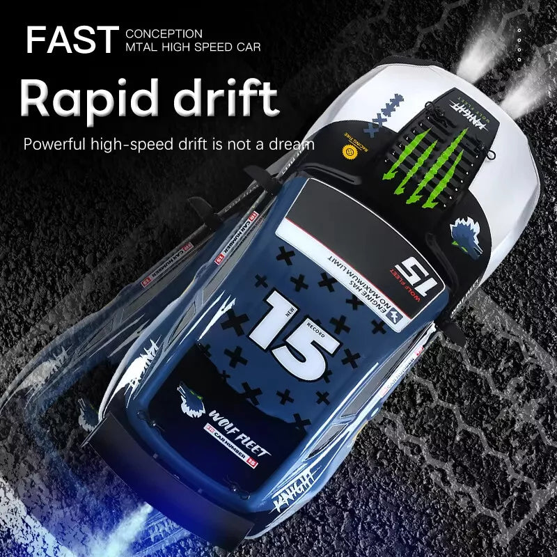 Slidey Boys Vapor Slide Drift Rc Car,2.4G High Speed Drift Car with Tail Spray