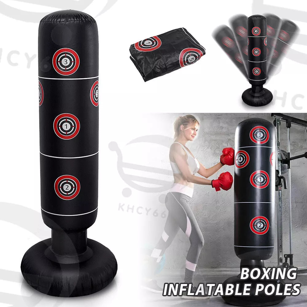 Heavy Punching Bag Boxing Free Standing Fitness MMA Fitness Training Equipment