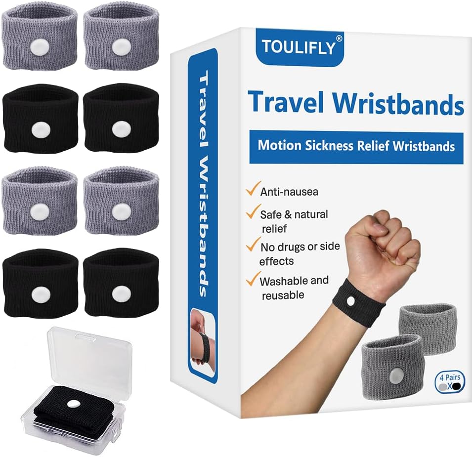 Sea-Band Anti-Nausea Adult Wristband Travel Motion Morning Sickness 590501