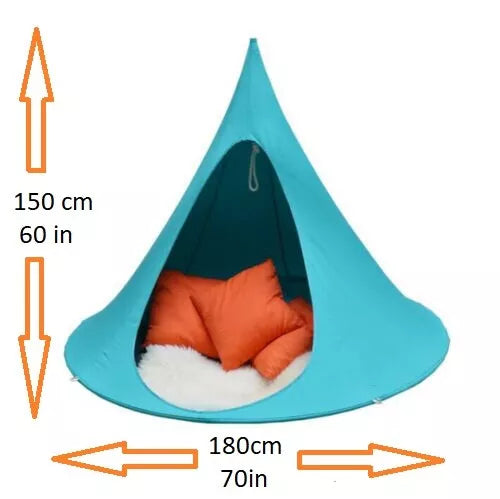 UFO Shape Indoor Outdoor teepee Tree Hanging Swing Hammock Kids Adults CampTent