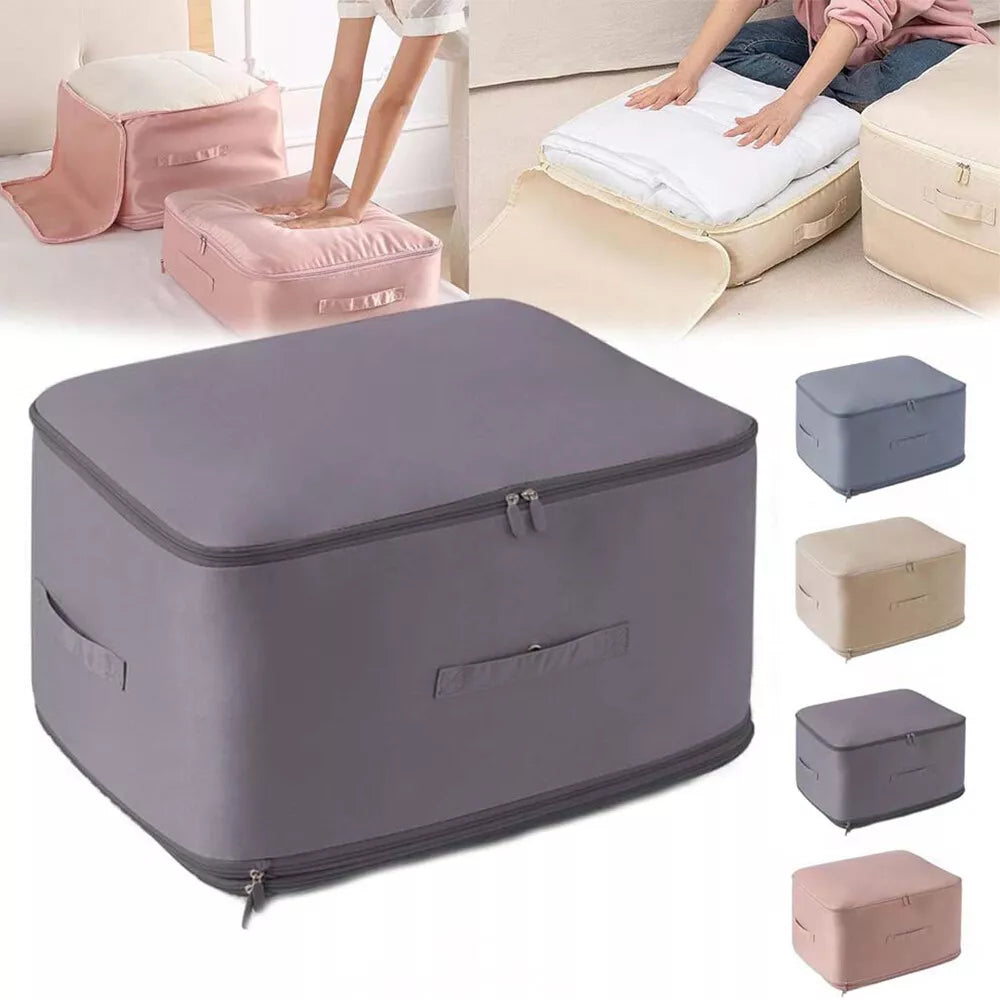 Ultra Space Saving Self Compression Organizer, Bedroom Clothes Storage Bags