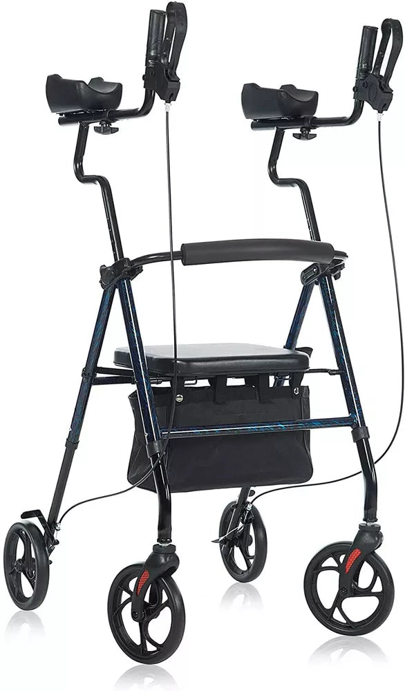 Upright Walker Rollator Walker Stand Up Rolling Walker Walking Medical Aid USA