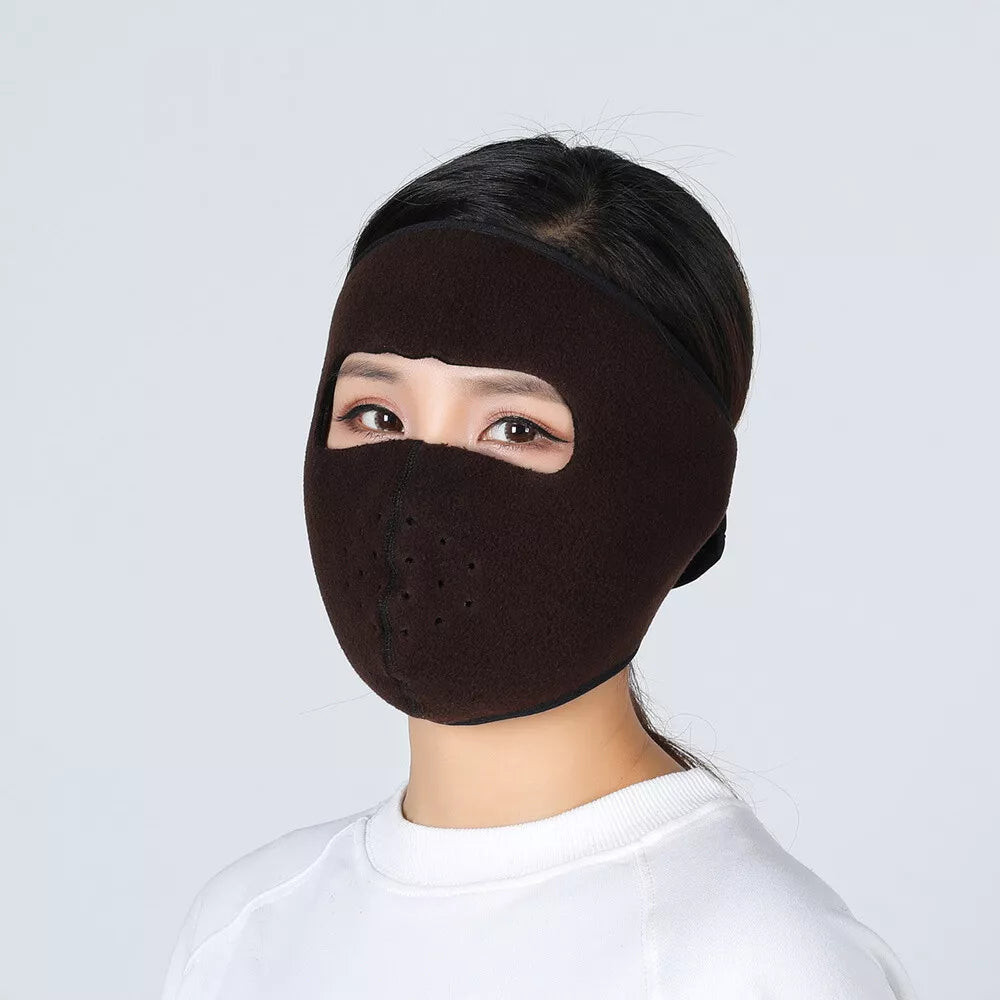 Winter Warm Fleece Face Mask Balaclava Breathable Ski Windproof Motorcycle Mask